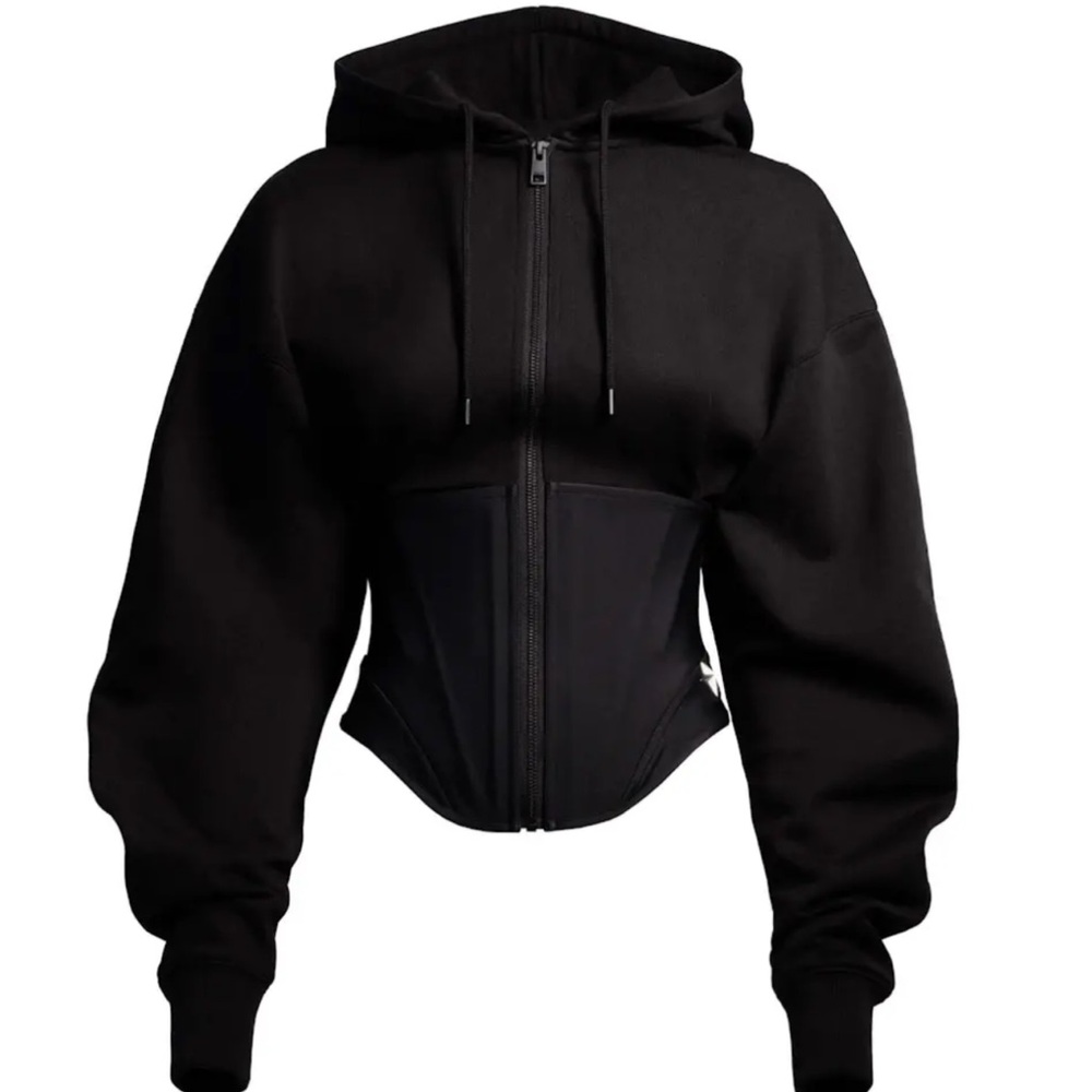 MUGLER corset hoodie NWT - H&M XXL